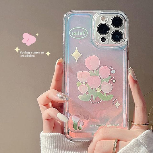 Tulip Holographic Phone Case FashionChic