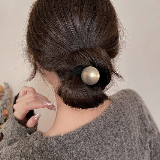 Faux Set Tie Pearl Hair / FashionChic