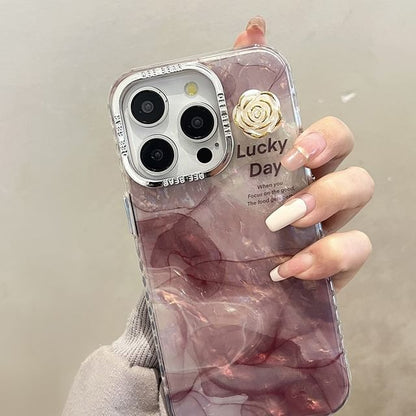 Print Phone Floral Case Marble FashionChic