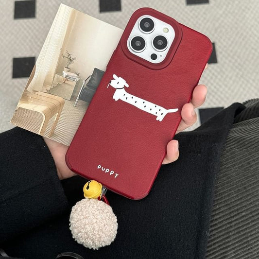 Pom Bell Dog Phone Case FashionChic