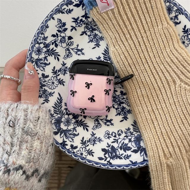 AirPods Case Bow / Earphone Skin Pro Two-Tone FashionChic