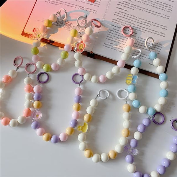 Bow Bead Strap Phone FashionChic