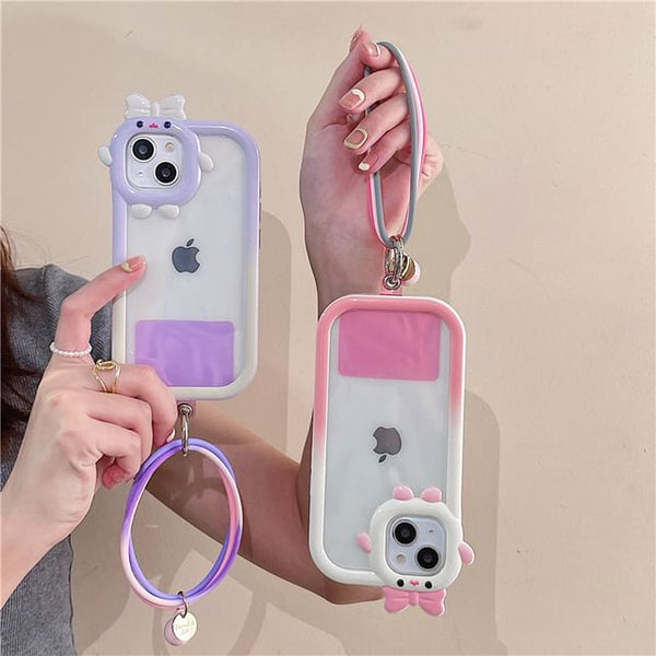 Phone Pad Layered Strap Hoop Lanyard with FashionChic