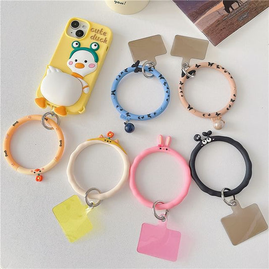 Phone Hoop with Pad Lanyard Strap Animal FashionChic