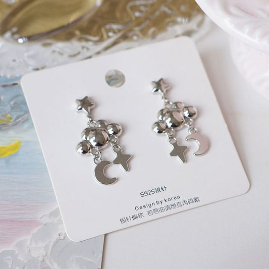Star Dangle Moon Cloud Earring Alloy FashionChic