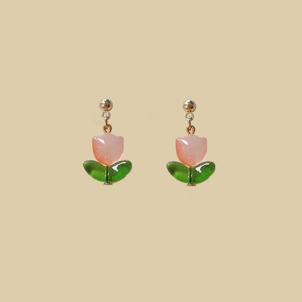Tulip Alloy Drop Earring FashionChic