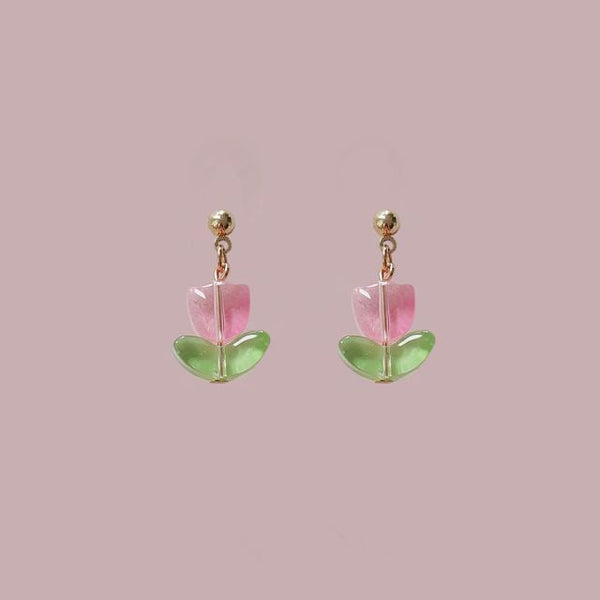 Tulip Alloy Drop Earring FashionChic