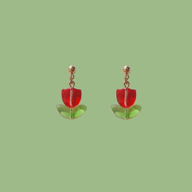 Tulip Alloy Drop Earring FashionChic