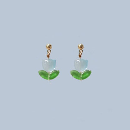 Tulip Alloy Drop Earring FashionChic