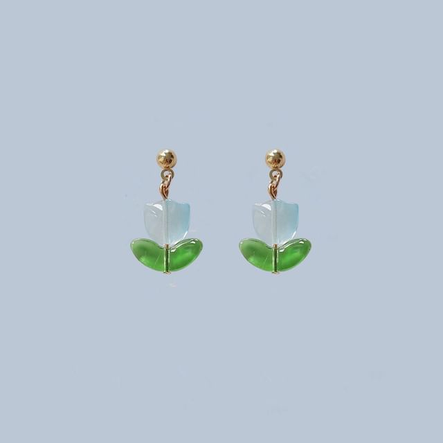 Tulip Alloy Drop Earring FashionChic