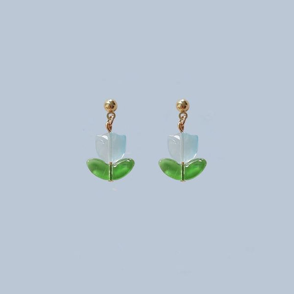 Tulip Alloy Drop Earring FashionChic