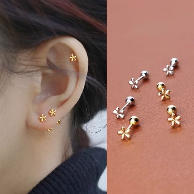 Floral Stud Ear FashionChic
