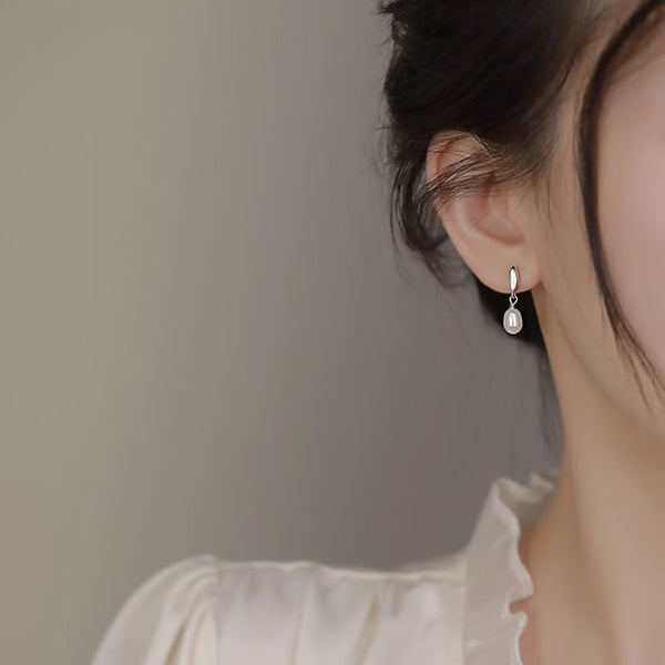 Drop Earring Pearl Faux FashionChic