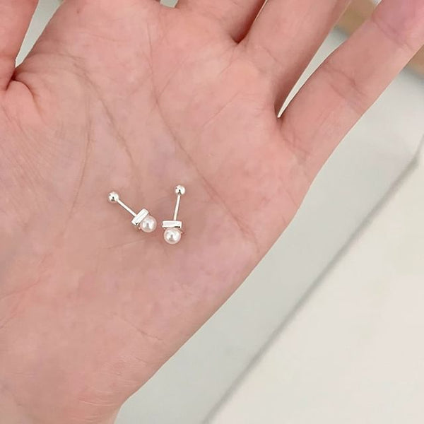 Stud Pearl Faux Ear FashionChic