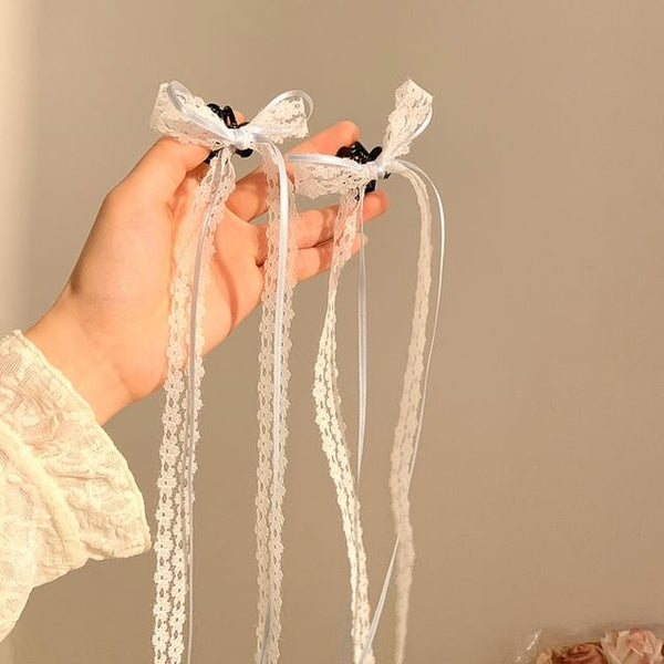 Ribbon Lace Set of 2: Clamp Hair FashionChic