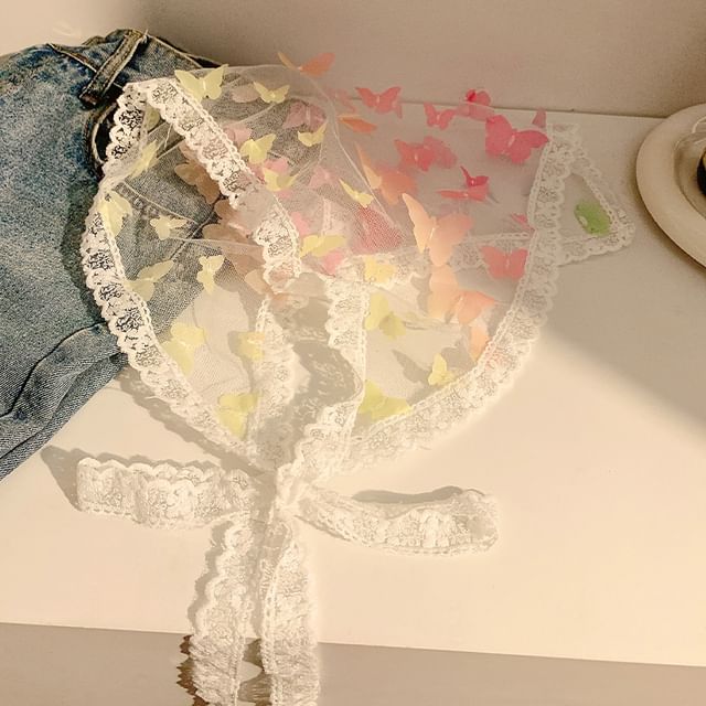 Trim Designs) Triangle Scarf Lace (Various Head FashionChic