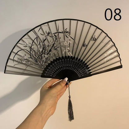 Set Hand Floral Choker / Foldable Fan Designs) (Various Lace FashionChic
