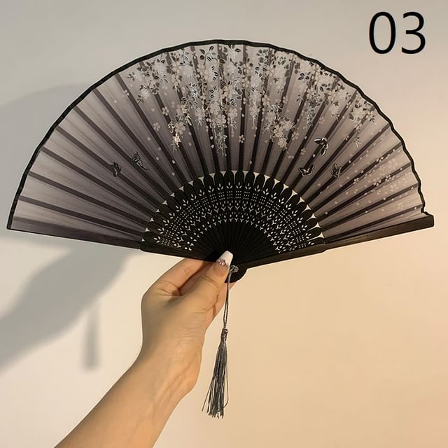 Set Hand Floral Choker / Foldable Fan Designs) (Various Lace FashionChic