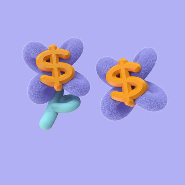 Ear On / Sign Stud Clip Earring Money FashionChic