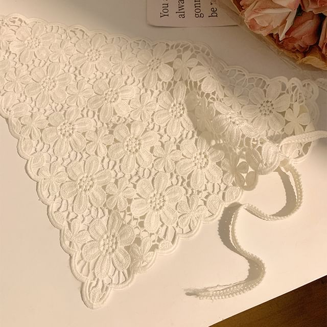 (Various Scarf Lace Designs) Triangle Head FashionChic