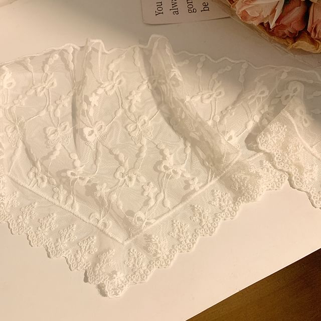 (Various Scarf Lace Designs) Triangle Head FashionChic