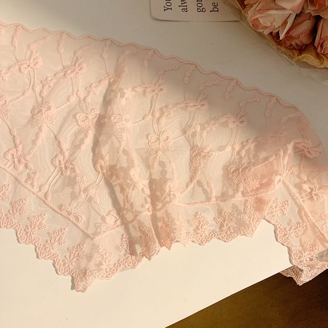 (Various Scarf Lace Designs) Triangle Head FashionChic