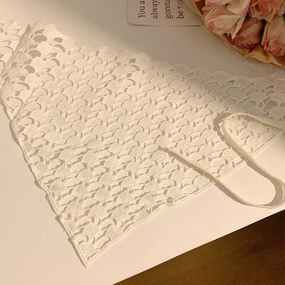(Various Scarf Lace Designs) Triangle Head FashionChic