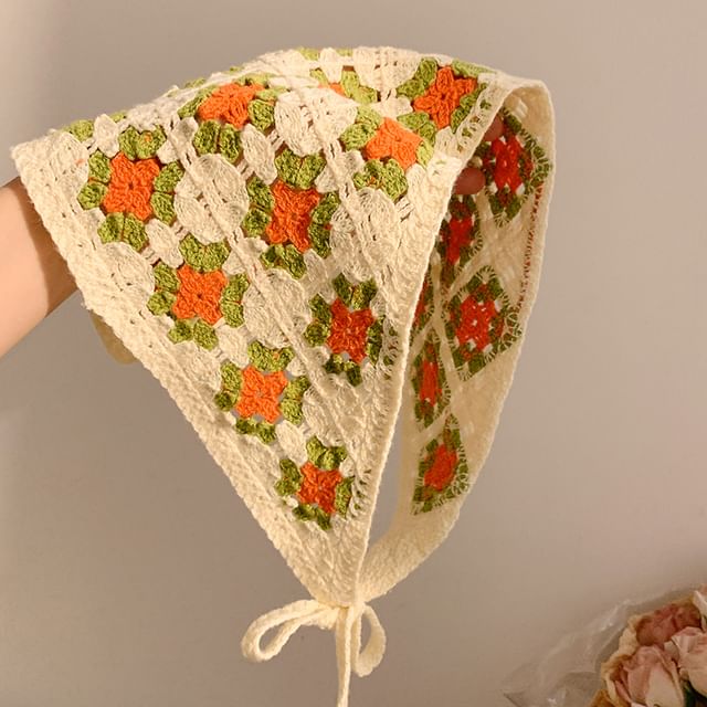 Scarf Head Designs) (Various Embroidered Triangle FashionChic