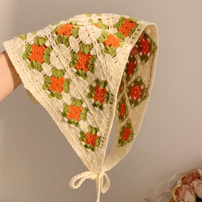 Scarf Head Designs) (Various Embroidered Triangle FashionChic