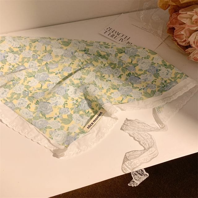 Floral Designs) Triangle Scarf Head Print (Various FashionChic