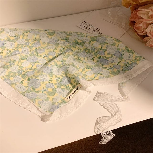 Floral Designs) Triangle Scarf Head Print (Various FashionChic