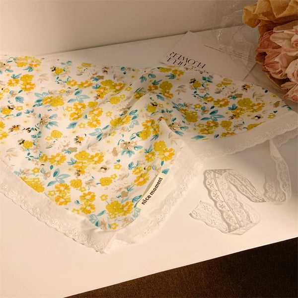 Floral Designs) Triangle Scarf Head Print (Various FashionChic