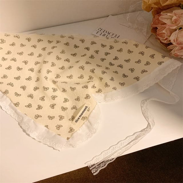 Floral Designs) Triangle Scarf Head Print (Various FashionChic