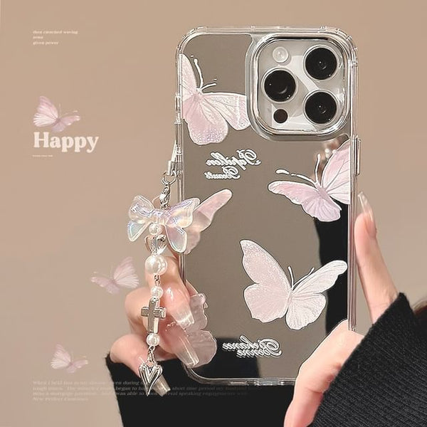 Phone Butterfly Case Mirrored FashionChic