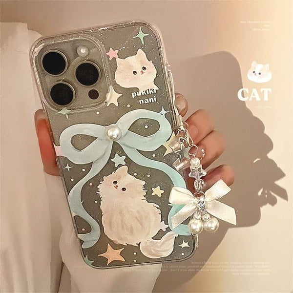 Bow Case Phone Cat FashionChic
