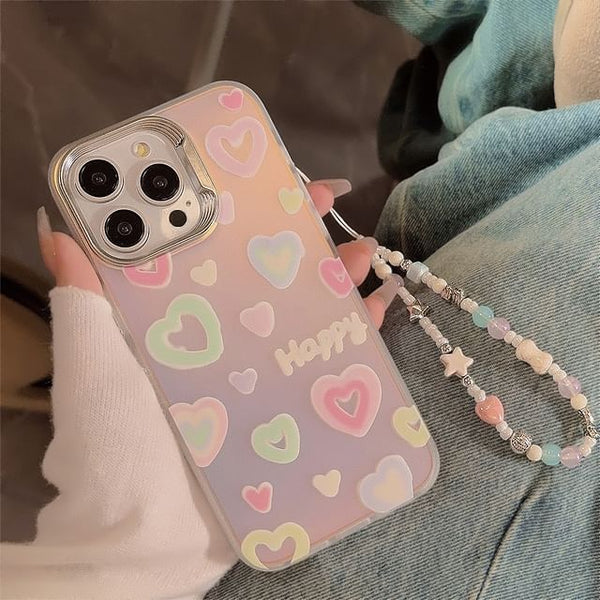 Holographic Heart Phone Case FashionChic