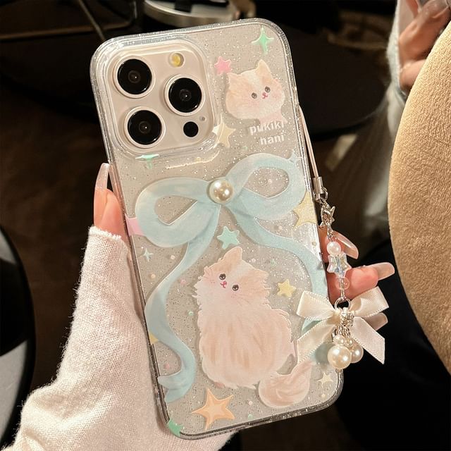 Bow Case Phone Cat FashionChic