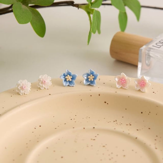 Alloy Earring Floral Stud FashionChic