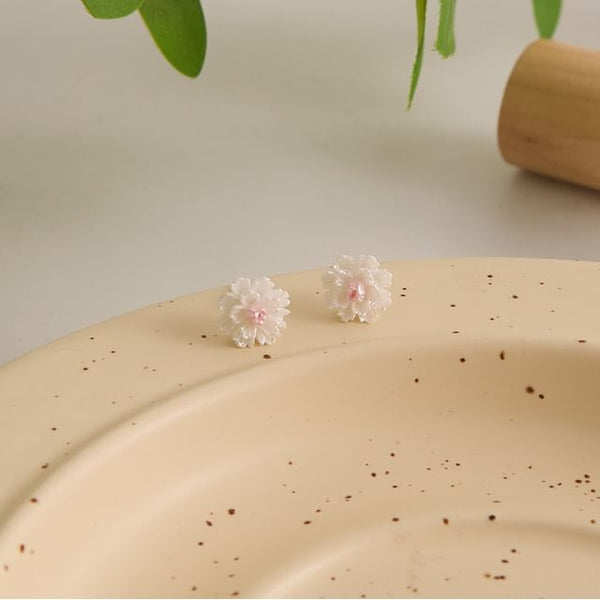 Alloy Earring Floral Stud FashionChic