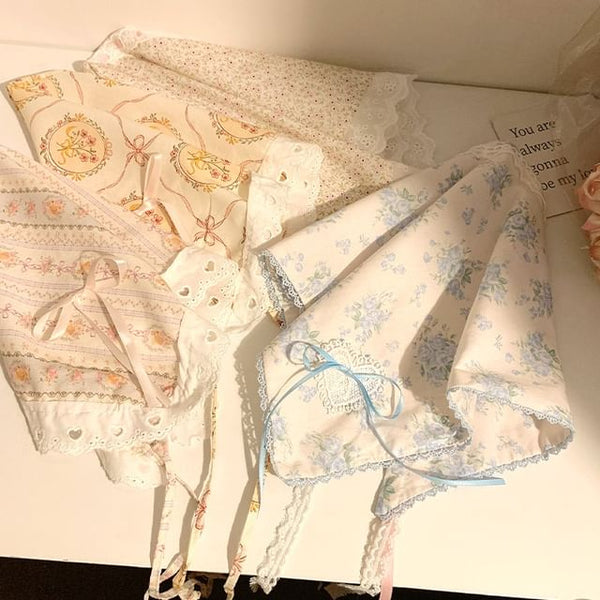 Chiffon (Various Lace Designs) Bandana FashionChic