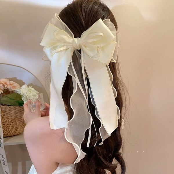 Clip Hair Organza Bow FashionChic