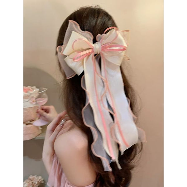 Clip Hair Organza Bow FashionChic