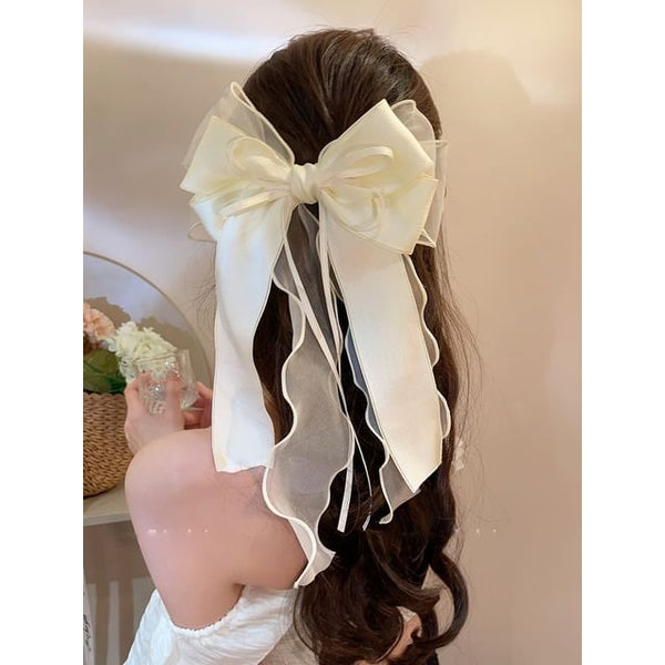 Clip Hair Organza Bow FashionChic