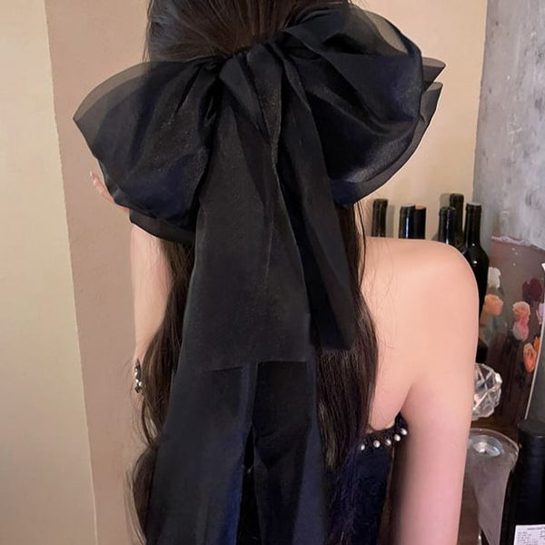 Fabric Clip Hair Bow FashionChic