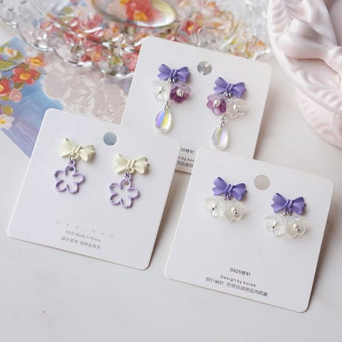 Floral Dangle (Various Earring Designs) Alloy FashionChic