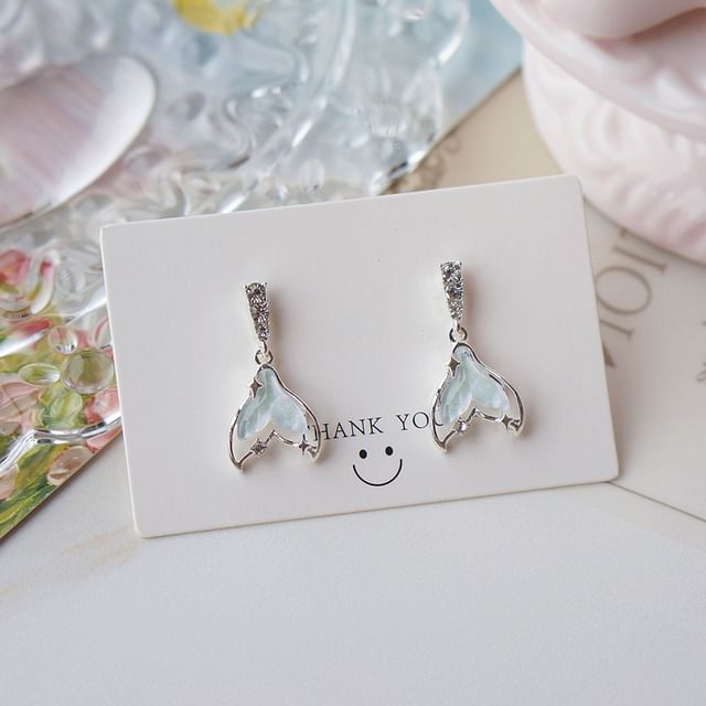 Earring Designs) Tail (Various Dangle Alloy Mermaid FashionChic