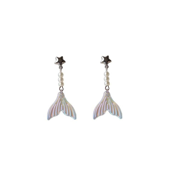 Earring Designs) Tail (Various Dangle Alloy Mermaid FashionChic