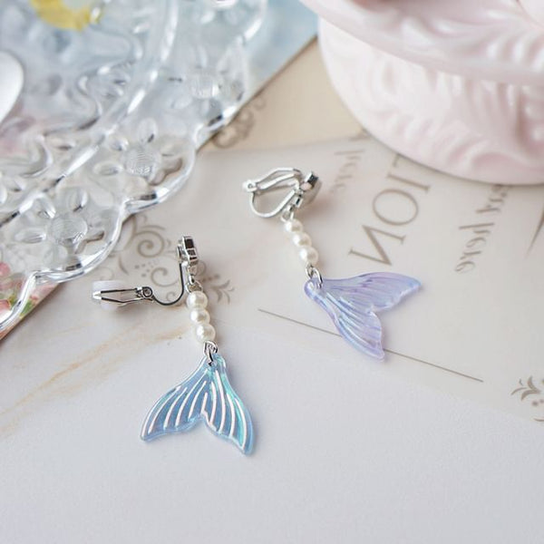 Earring Designs) Tail (Various Dangle Alloy Mermaid FashionChic