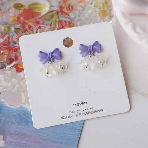 Floral Dangle (Various Earring Designs) Alloy FashionChic