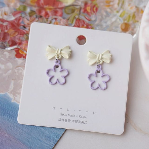 Floral Dangle (Various Earring Designs) Alloy FashionChic